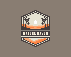 Oasis - Desert Outdoor Adventure logo design