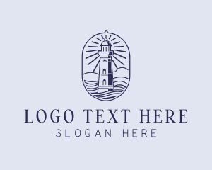 Sailor - Coastal Sailor Lighthouse logo design