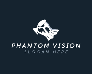 Phantom - Spooky Ghost Haunted logo design