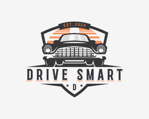 Car Driving Restoration logo design