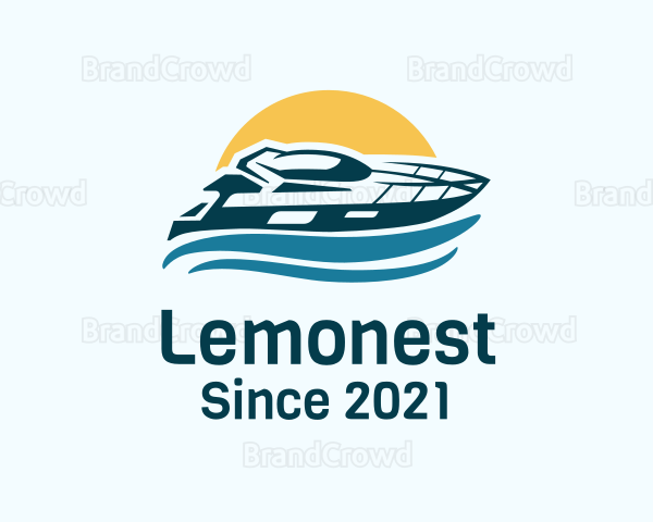 Sun Wave Speedboat Logo