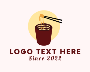 Pad Thai - Ramen Noodle Bowl logo design