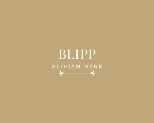 Classy Serif Wordmark Logo