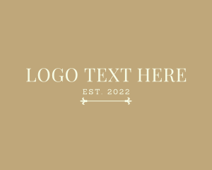 Clothing Line - Classy Serif Wordmark logo design