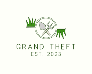 Garden - Lawn Gardening Tools logo design