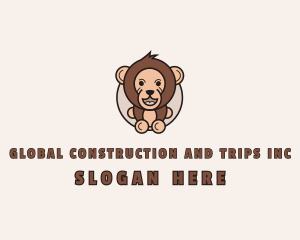 Nature Conservation - Monkey Chimpanzee Zoo logo design