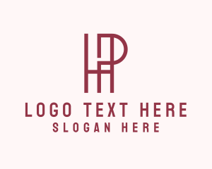 Letter Hp - Simple Professional Brand logo design