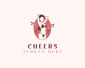 Flower - Sexy Woman Lingerie logo design