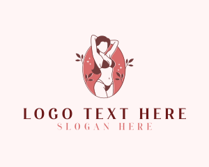 Sexy Woman Lingerie Logo