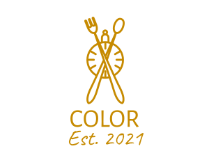 Golden - Kitchen Utensil Timer logo design