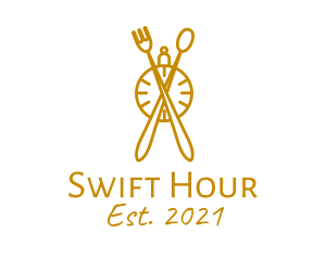 Kitchen Utensil Timer  logo design