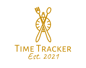 Kitchen Utensil Timer  logo design