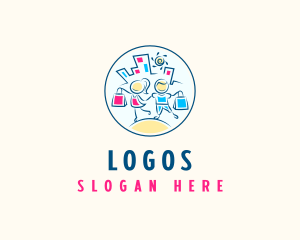 Colorful - Shopping City Bag logo design