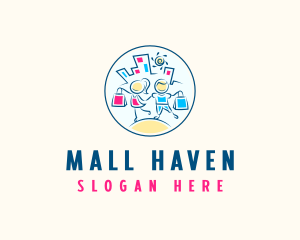 Shopping City Bag logo design