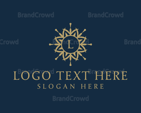 Elegant Mandala Flower Logo