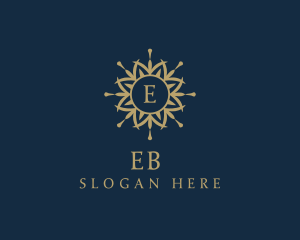 Elegant Mandala Flower Logo