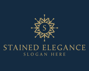 Elegant Mandala Flower logo design