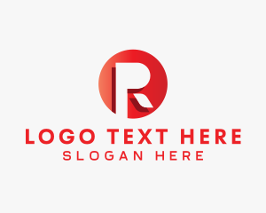 Media - Media Startup Letter R logo design