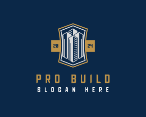 Contractor - Property Building Contractor logo design