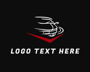 Drag Race - Speed Car Racing logo design