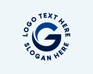 Letter G - Finance Technology Badge logo design