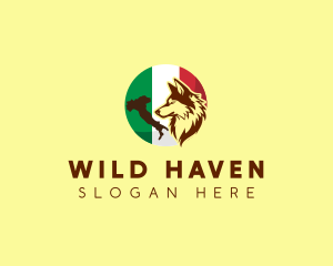 Italy Wild Wolf logo design