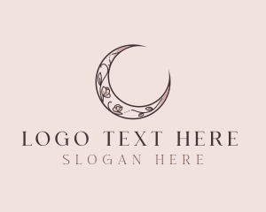 Bloom - Floral Moon Boutique logo design