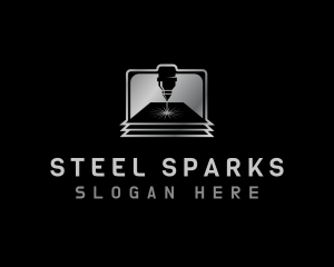 Laser Metal Cutter logo design