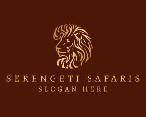 Lion Wildlife Safari  logo design