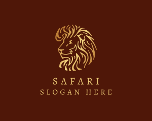 Lion Wildlife Safari  logo design