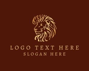 Safari Park - Lion Wildlife Safari logo design