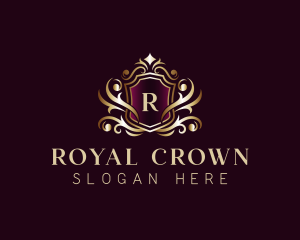 Crest Royal Crown logo design