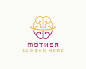 Developer - AI Brain Programming logo design