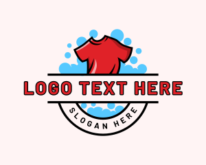 Bubble Shirt Laundry Logo