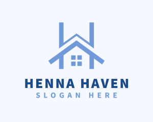 Home Residence Letter H logo design