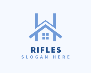 Roofing - Home Residence Letter H logo design