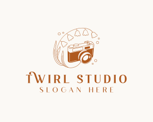 Flower Camera Studio logo design