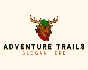 Outdoor Moose Camper logo design