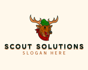 Outdoor Moose Camper logo design