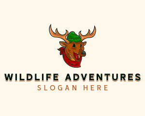 Outdoor Moose Camper logo design