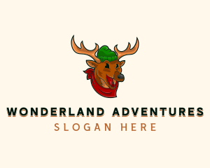 Outdoor Moose Camper logo design