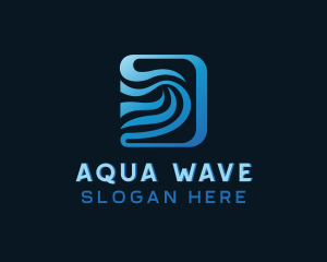 Digital Technology Wave Company logo design