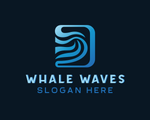 Digital Technology Wave Company logo design