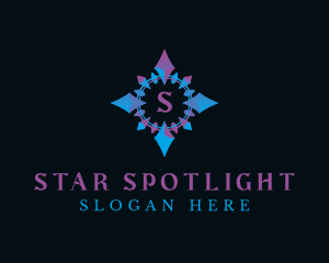 Star Compass Navigation logo design