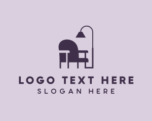 Lamp - Chair Furniture Decor logo design