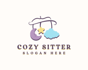 Nursery Baby Sleep logo design