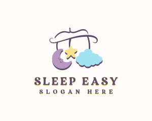 Nursery Baby Sleep logo design