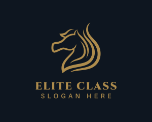 Luxury Stallion Horse logo design