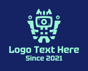 Stream - Robot Technology Monitor logo design