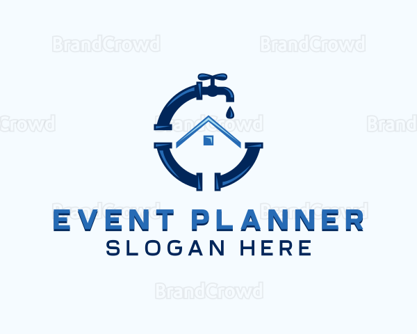 Plumbing Faucet Pipes Logo